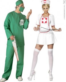 Chirurgien et Infirmière costume