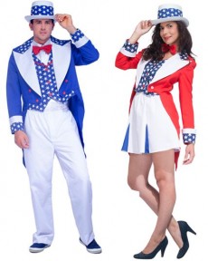 Couple America Star costume
