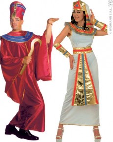 Pharaon et Reine du Nil costume