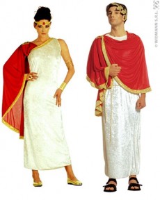 Couple Rome Antique costume