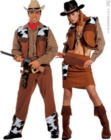 Couple du Western costume