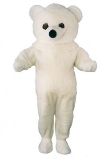 Mascotte D'Ours Blanc costume