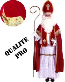 Costume Saint Nicolas Velours costume