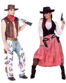 Couple Western Cowboy costume