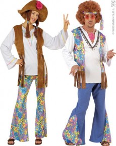 Couple Hippie Woodstock costume