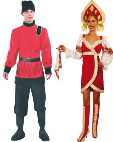 Couple Russe costume