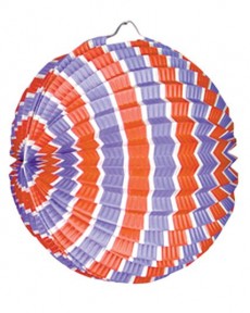 Lampion Tricolore 25cm accessoire