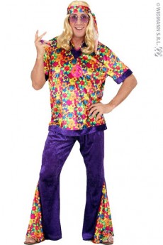 Costume hippie pour homme - Déguisement adulte homme - v19328