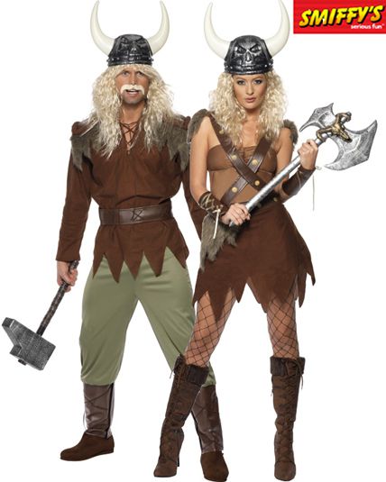Couple Viking Guerrier - Deguisement Adulte En Couple Le Deguisement.com