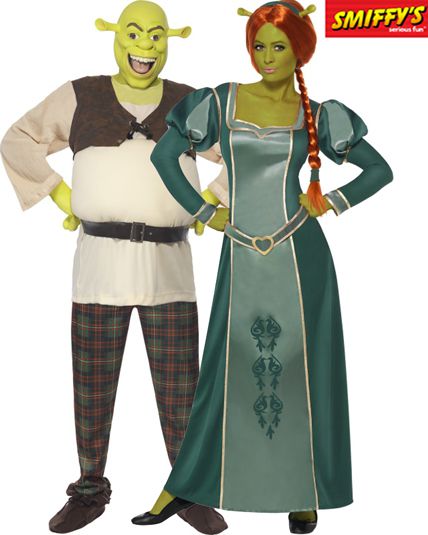 Couple Shrek Fiona - Deguisement Adulte En Couple Le Deguisement.com