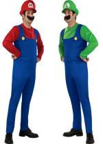 Deguisement Couple Mario et Luigi 