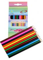 12 Crayons De 18 Cm accessoire