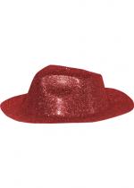 Chapeau Capone Paillette Rouge accessoire