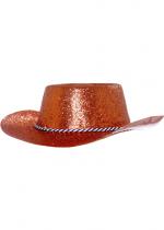 Chapeau Cowboy Paillette Rouge accessoire