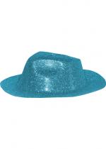 Chapeau Capone Paillette Turquoise accessoire