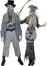 Couple Zombie Pirate costume