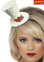 Chapeau Noël Blanc accessoire