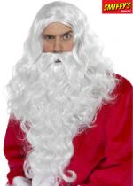 Perruque Père Noël Longue costume
