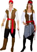 Couple de Pirate Abordage costume
