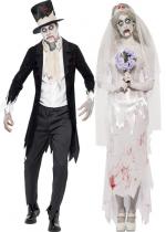 Couple Zombie Mariage costume