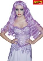 Perruque Manoir Gothique Violette accessoire