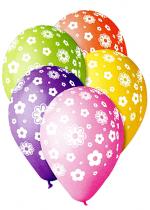 10 Ballons Flowers Pastel accessoire