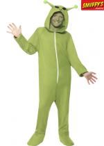Costume Alien Vert costume