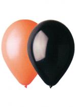 Sac De 50 Ballons Orange Noir accessoire