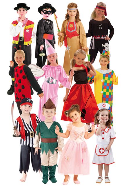 Lot de 12 déguisements enfants - Filles, Garçons Le Deguisement.com