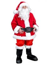 Père Noel Avec Veste Et Pantalon Barbe Incuse costume