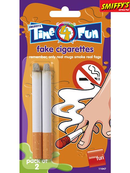 Lot De Deux Fausses Cigarettes - Farce attrape magie Farces