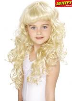 Perruque Enfant Princesse Blonde Bouclée accessoire