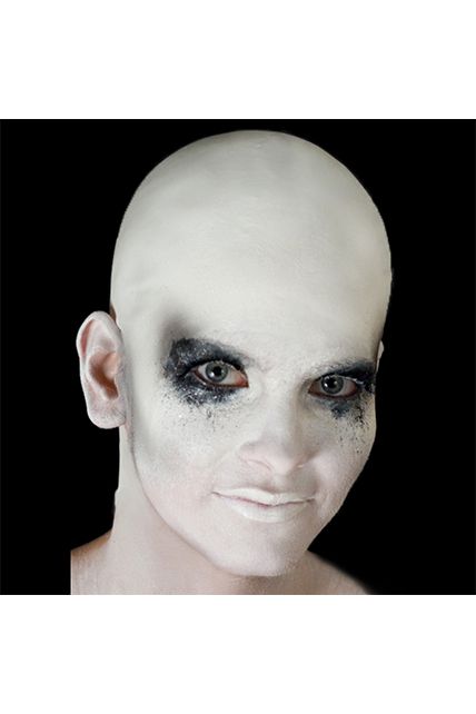 Crane Chauve Blanc En Latex - Maquillage Prothèse Effets Spéciaux