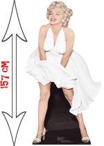 Deguisement Figurine Géante Marilyn Monroe Robe Blanche 