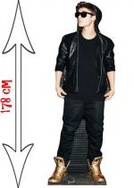 Figurine Géante Justin Bieber Rock accessoire