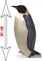Figurine Géante Pingouin accessoire
