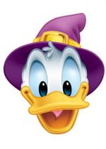 Masque Carton Donald Magicien Mickey et Friends accessoire