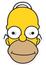 Masque Carton Adulte Homer Les Simpson accessoire