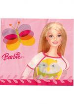 Deguisement Paquet De 20 Serviettes 33X33 Cm Barbie 