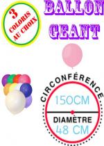 50 Ballons Géant Circonférence 150 Cm accessoire