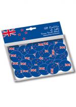 Sachet 150 Confettis Drapeau Nouvelle Zélande accessoire