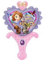 Deguisement Ballon Gonflé Coeur Princesse Sofia 