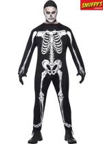 Déguisement Squelette Noir Et Blanc costume