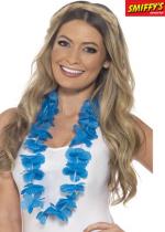 Collier Hawaïen Bleu Fluo costume