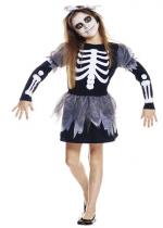 Déguisement Enfant Petite Squelette costume