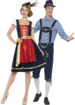 Couple Traditionnel Bavarois Luxe costume
