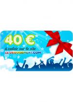 Carte Cadeau Valeur 40 Euros accessoire