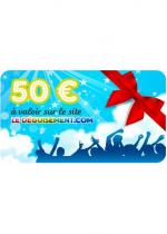 Carte Cadeau Valeur 50 Euros accessoire
