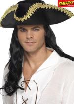 Chapeau De Pirate En Noir accessoire