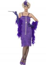 Déguisement Charleston Cabaret Violet costume
